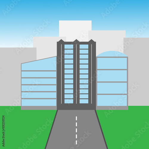 The road to the city