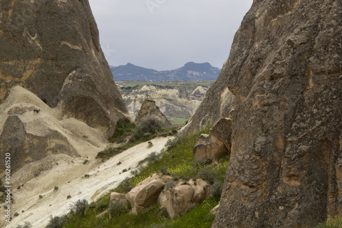 World Heritage, Cappadocia, Goereme, Turkey.
beautiful rock formation at cappadocia in turkey photo