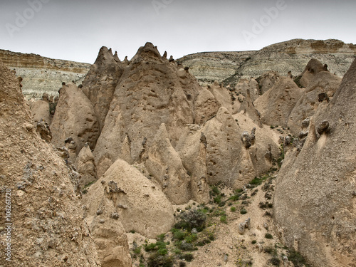 World Heritage, Cappadocia, Goereme, Turkey.
beautiful rock formation at cappadocia in turkey photo