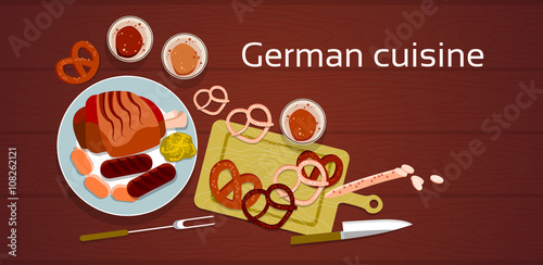 German Cuisine Traditional Sausages