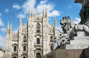 Keuken achterwand Milaan Piazza del Duomo in Milaan  © Nikokvfrmoto