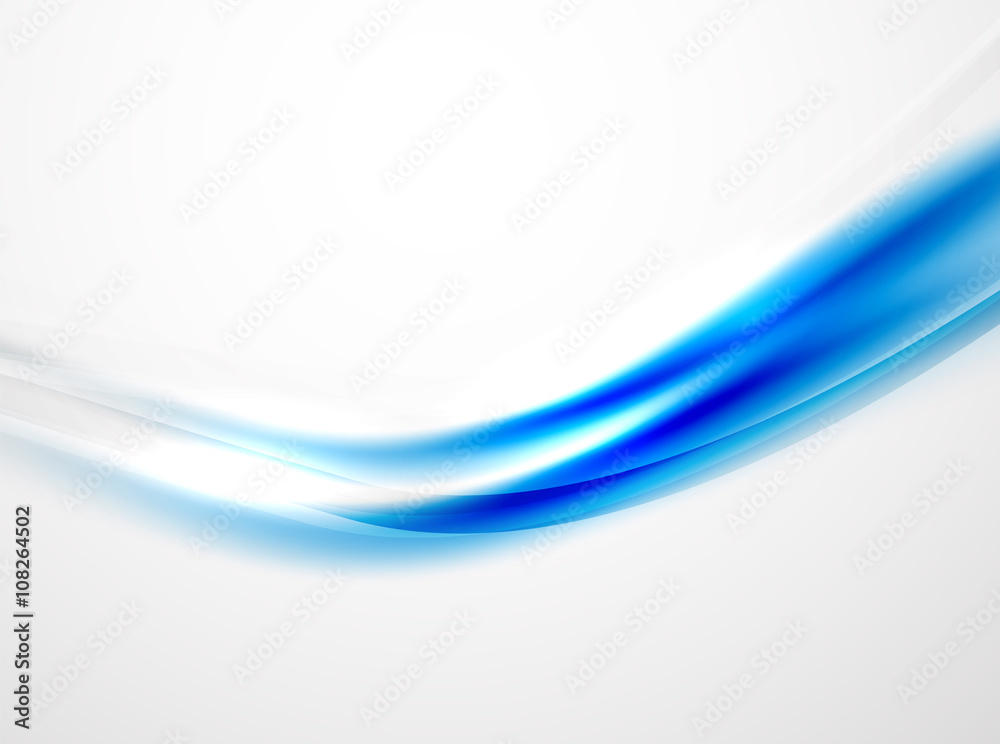 Fototapeta premium Modern curve stripes template