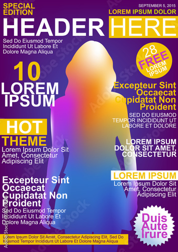 Magazine Cover Template
