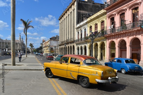 Old car in Havana. Cuba. 