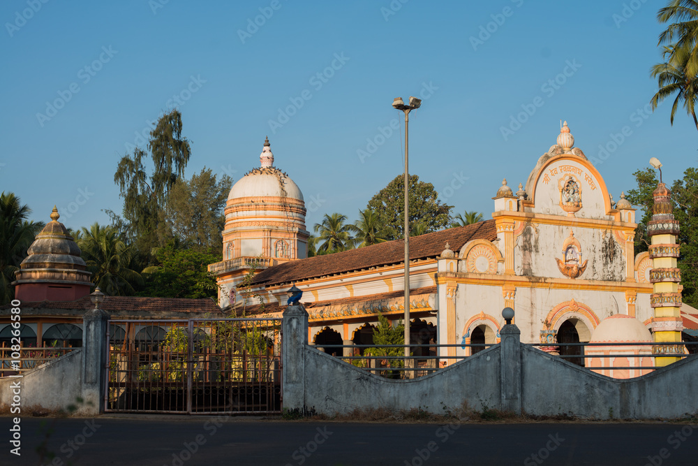 Hindu temple in Goa, India