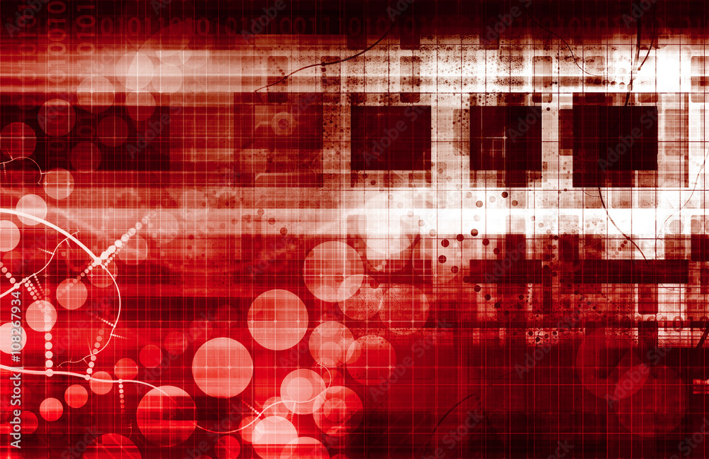 Obraz premium Futuristic Network