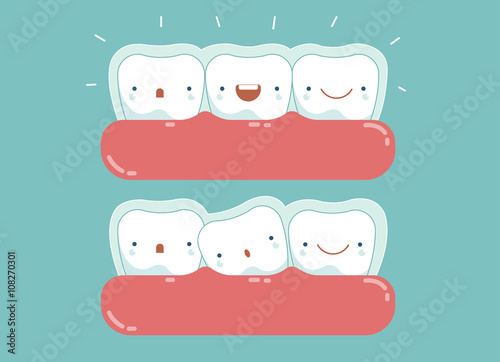 Invisible braces ,dental and tooth concept