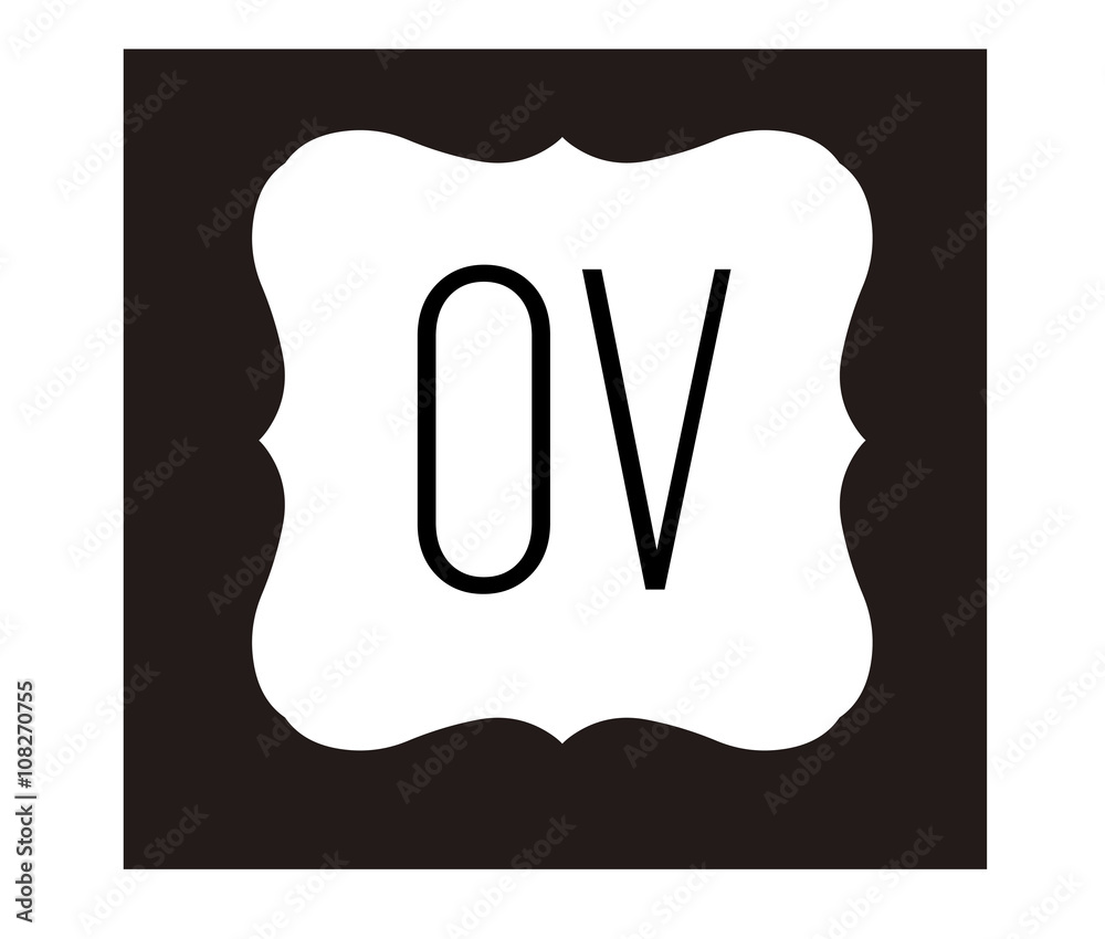 OV Initial Logo for your startup venture OV Initial Logo for your startup venture