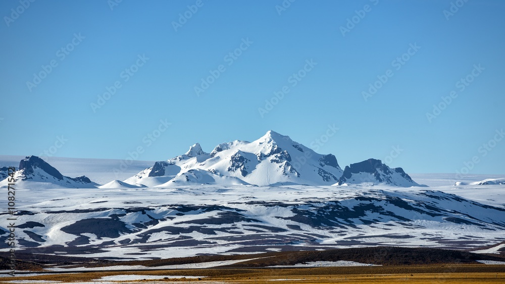 Scenic mountain landscape shot