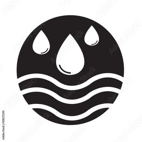 water icon Illustration design