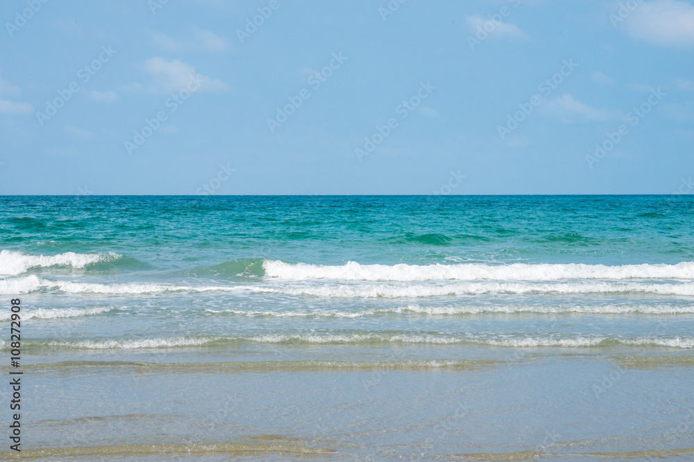 Sea landscape natural background
