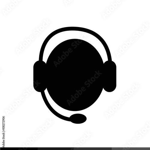call center operator icon Illustration design