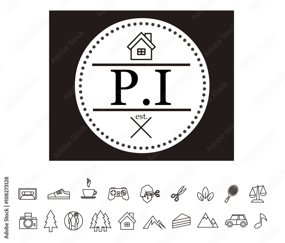 PI Initial Logo for your startup venture PI Initial Logo for your startup venture