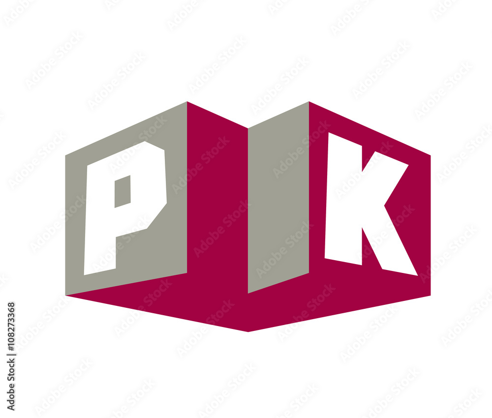 PK Initial Logo for your startup venture PK Initial Logo for your startup venture