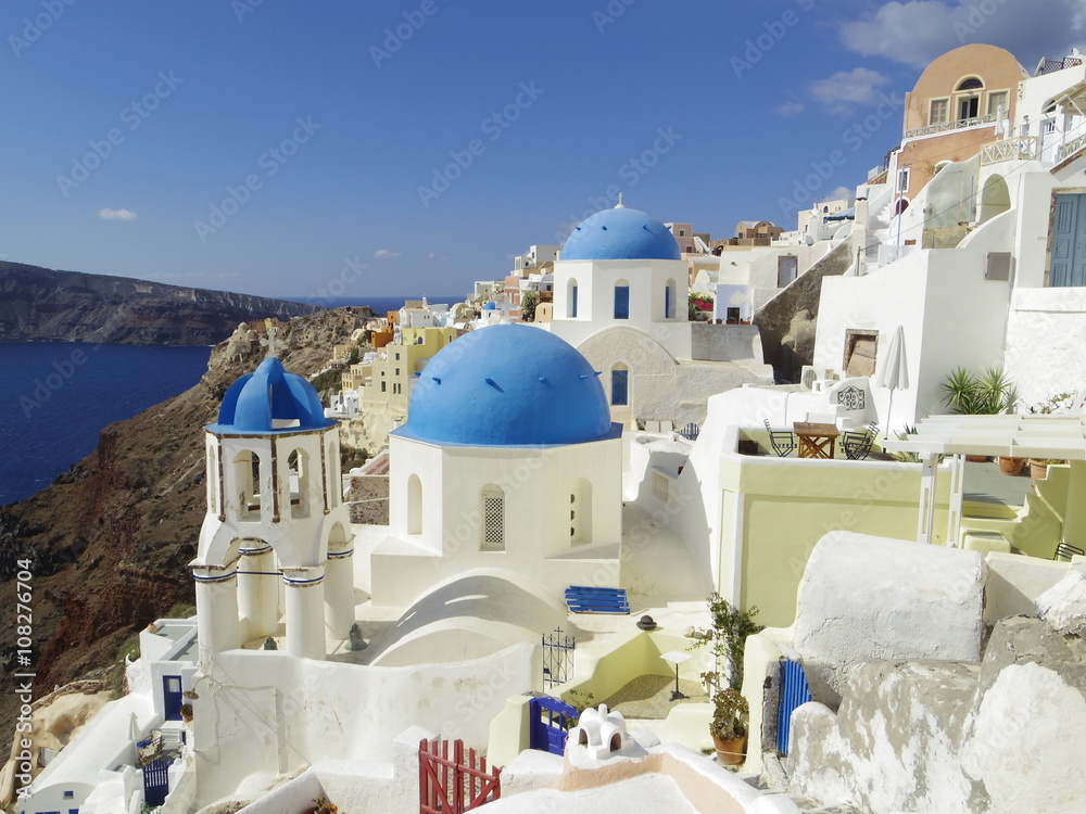 Fototapeta premium Oia, Santorini, Grecja