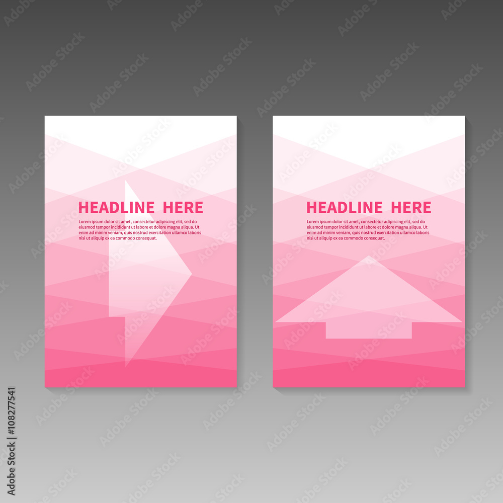 Business Report Or Booklet Cover. Brochure Layout Template. Book Business Report Or Booklet Cover. Brochure Layout Template. Book