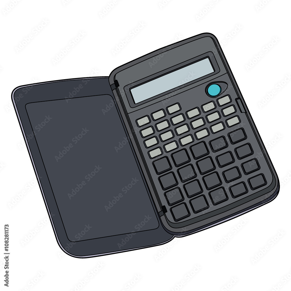 electronic calculator vector illustration electronic calculator vector illustration