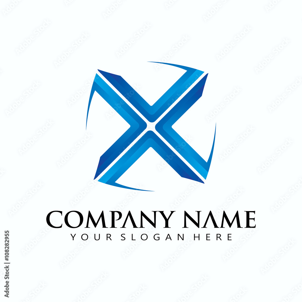 Simple X logo Simple X logo