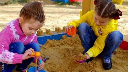 Children playing in the sandbox