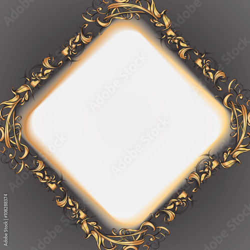 decorative elements in vintage style for decoration layout, fram