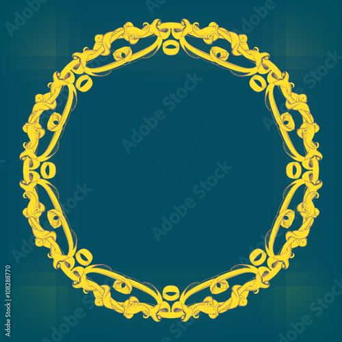 decorative elements in vintage style for decoration layout, fram