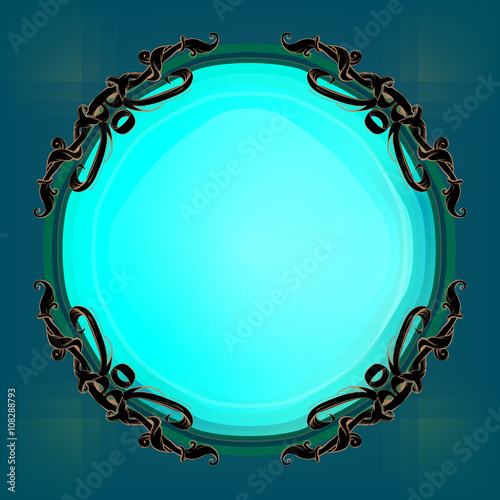 decorative elements in vintage style for decoration layout, fram