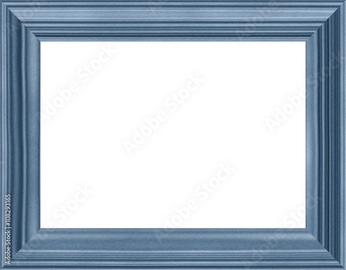 wooden frame isolated on white