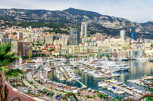 Cityscape of La Condamine, Monaco-Ville, Monaco