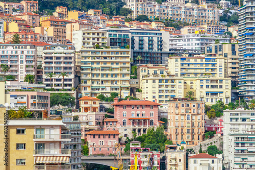 Cityscape of La Condamine, Monaco-Ville, Monaco photo