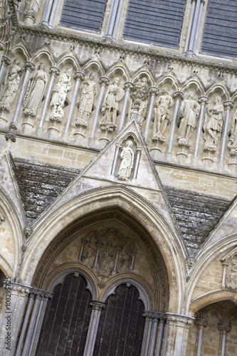 Salisbury Cathedral Facade, England