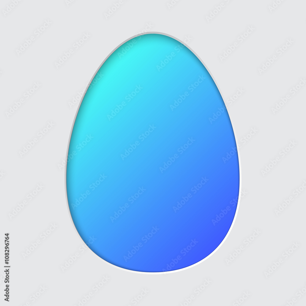 Easter egg silhouette Easter egg silhouette