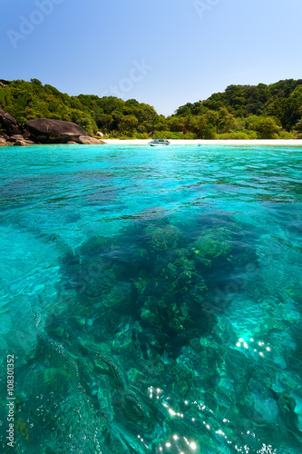 Turquoise sea, the island © sergeytimofeev