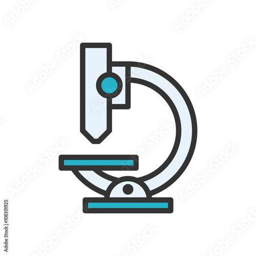 Microscope Outline Icon