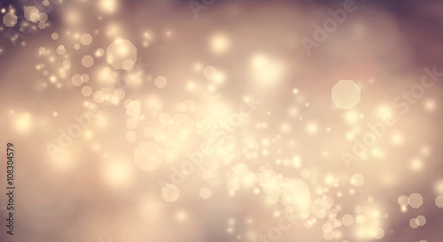 Bronze colored abstract lights background