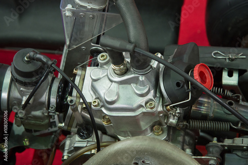Details of a new go-kart engine