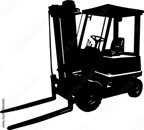 forklift black