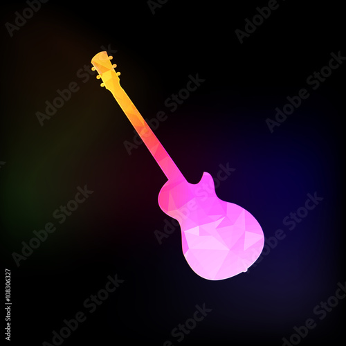 Electric guitar easy all editable