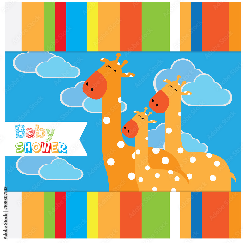 Fototapeta premium Baby shower