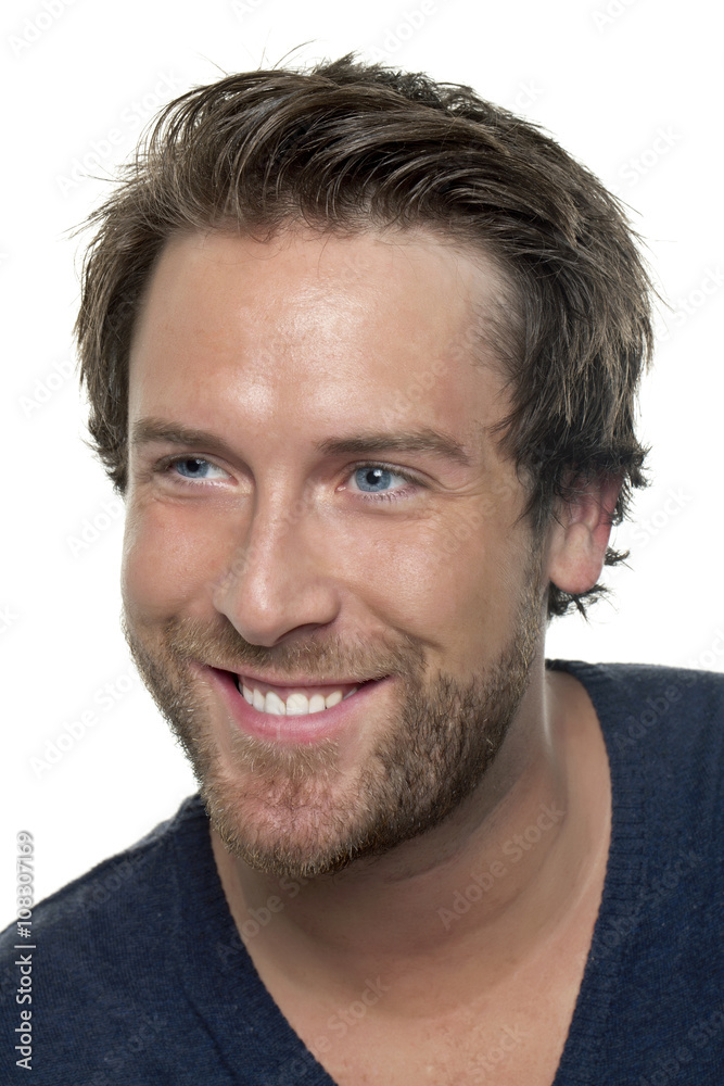 a happy face of a man a happy face of a man
