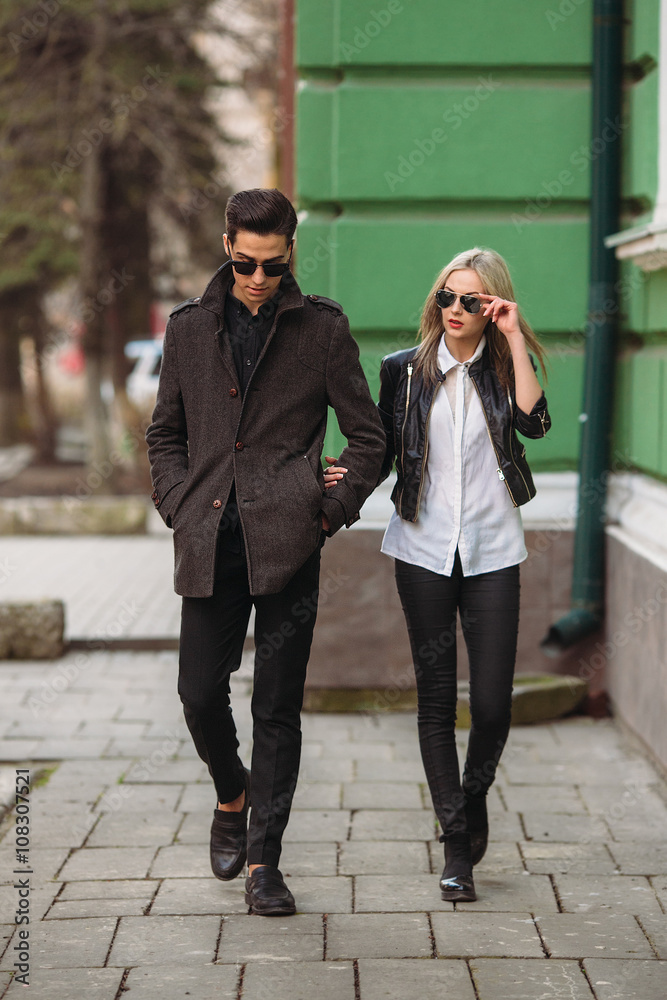 Fototapeta premium Young beautiful couple