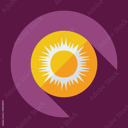 Flat modern design with shadow icon optics
