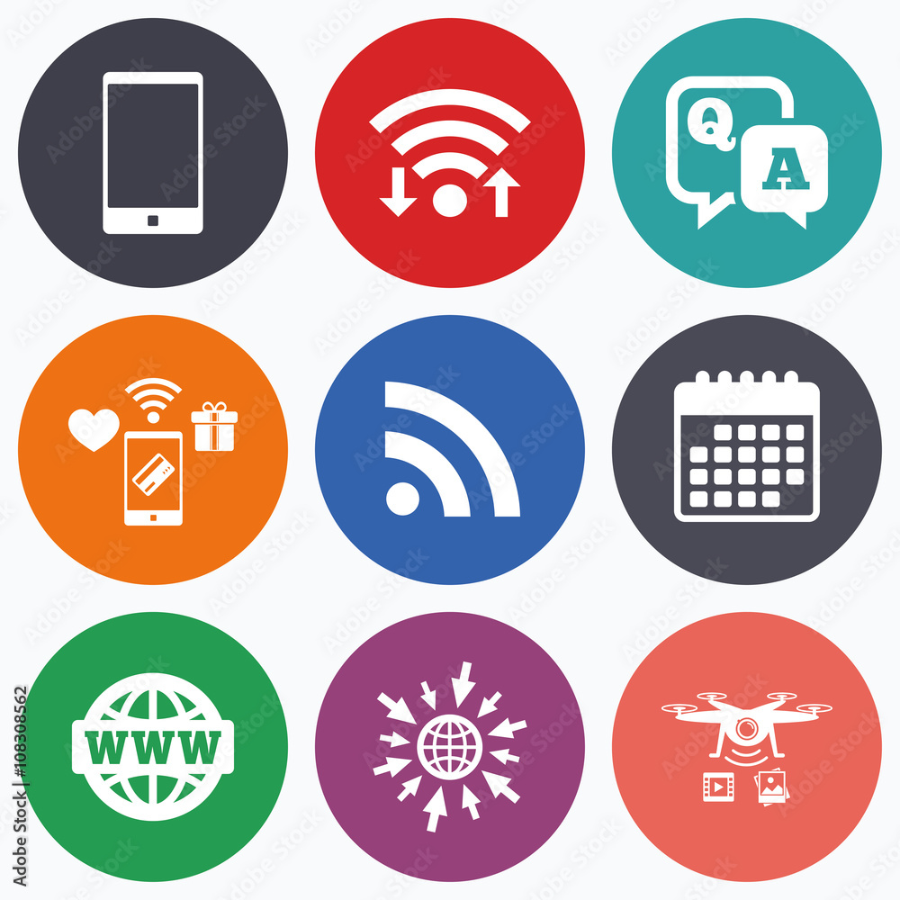 Question answer icon. Smartphone and chat bubble Question answer icon. Smartphone and chat bubble