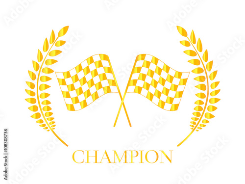 Racing Champion Badge 4