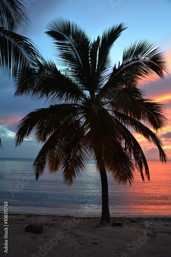 Coucher de soleil aux Antilles