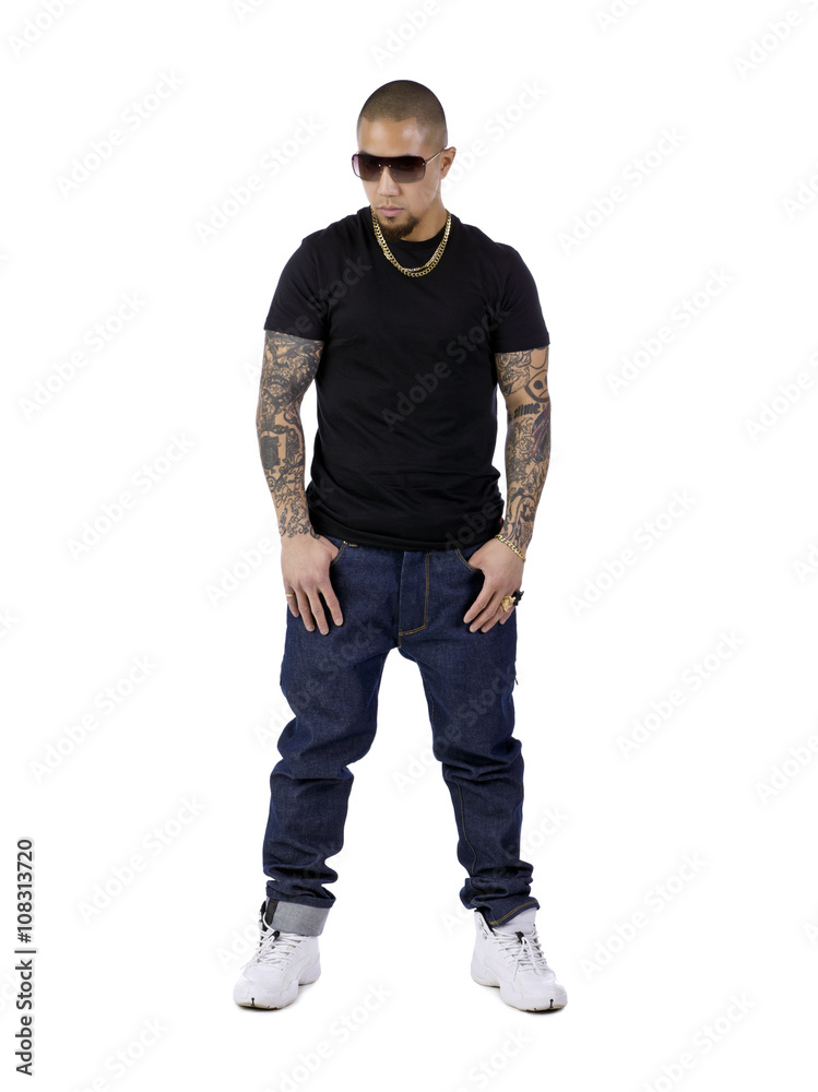 Naklejka premium african american man
