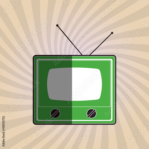 Retro tv design , vector illustration