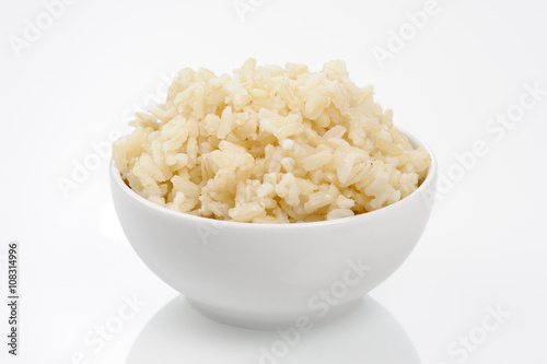 cooked brown rice