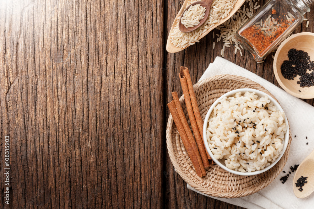 cooked brown rice cooked brown rice