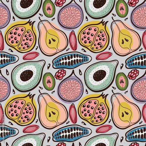 Tapety Wzór owoców
