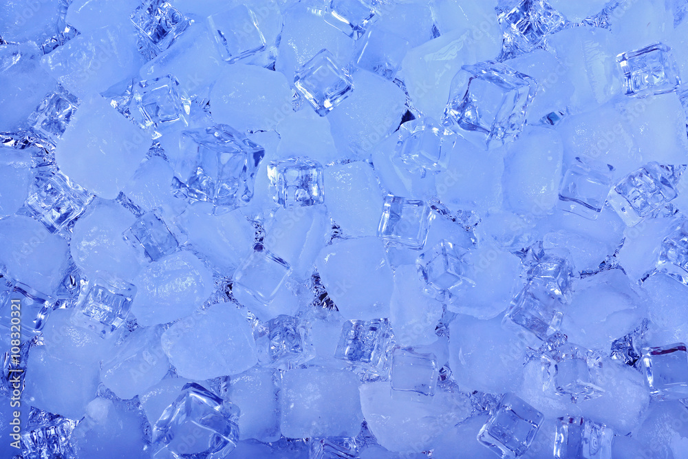 Ice cubes background Ice cubes background